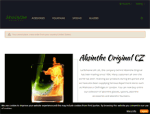 Tablet Screenshot of absintheoriginal.cz